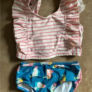 Ruffle Butts two piece bathing suit 3T